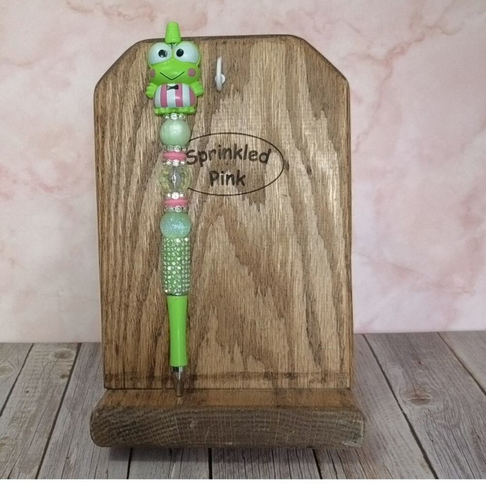 #KP-875 Handmade Beaded Pen Keroppi